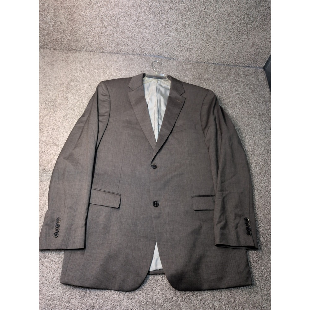 Hugo Boss Nordstrom Brown Micro Check 2 Button Blazer Sport Coat Mens 42R Turkey